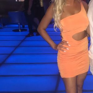 Light orange dress